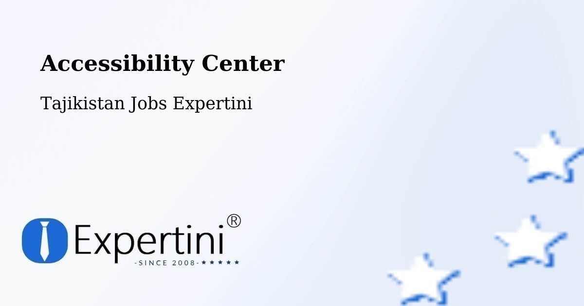 Accessibility Statement – Tajikistan - Tajikistan Jobs Expertini