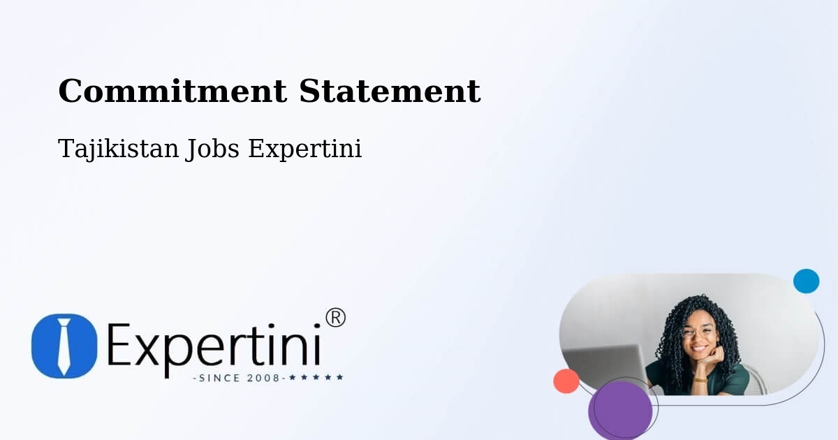 Corporate Commitment – Tajikistan - Tajikistan Jobs Expertini