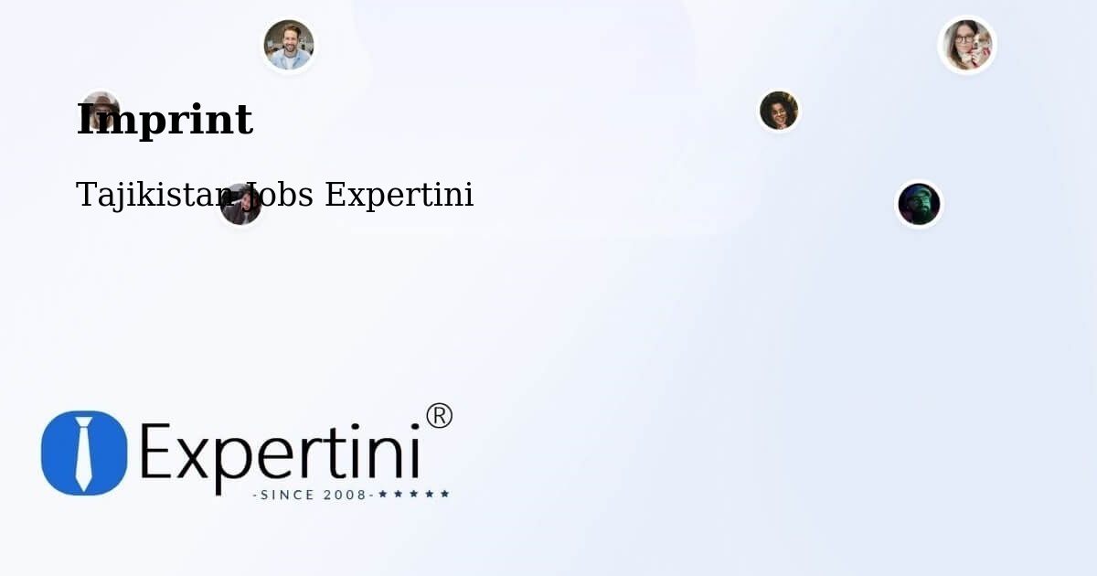 Imprint – Tajikistan - Tajikistan Jobs Expertini